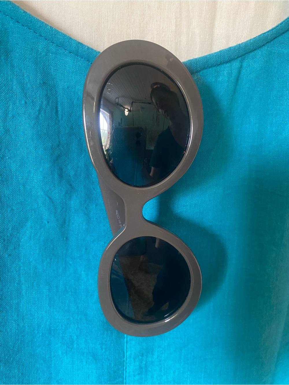 Matt & Nat Miela-2 Recycled Oval Sunglasses in Grey - Picture 8 of 8